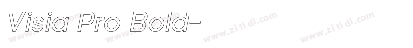 Visia Pro Bold字体转换